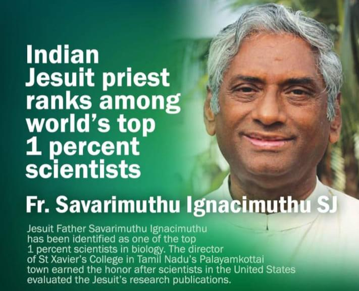 Album Image - Indian Jesuit Priest ranks among world's top 1% Scientists 